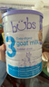 Bubs(貝兒) 澳洲原裝進(jìn)口 嬰幼兒A2配方羊奶粉含葉黃素 800g 3段3罐【假一罰萬】 效期27年1-4月 曬單實拍圖