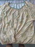 莫代爾睡衣女士棉綢夏季上新薄款長(cháng)袖開(kāi)衫套裝春秋可外穿寬松國風(fēng)家居服 黃色古韻唐花 L (90-115斤) 曬單實(shí)拍圖