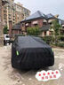 寶馬車衣全車罩X5系530li X1系X3系320li X6系X7系汽車防曬防雨罩 常規(guī)款黑色（下單留言車型年份） 下單留言車型年份 曬單實拍圖