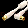 秋葉原（CHOSEAL）有線電視線 高清閉路線雙磁環(huán)RF射頻線電視機頂盒連接線F頭信號線 1.5米 英制螺紋F頭直插 LDN0078 曬單實拍圖