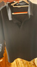 名創(chuàng)優(yōu)品（MINISO）速干衣男士夏季抗菌防曬立領(lǐng)半拉鏈短袖透氣涼感t恤衫 黑 3XL 曬單實(shí)拍圖