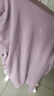 貓人莫代爾棉女士睡衣睡裙女夏季高級(jí)涼感短袖大碼家居服丁香紫2XL 曬單實(shí)拍圖