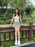 ZHR涼鞋女夏季厚底網(wǎng)面運動女鞋透氣戶外休閑老爹鞋 G778 米粉  37  曬單實拍圖