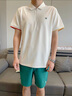 威爾勝（Wilson）官方25夏季新款男士ON THE DAILY透氣吸濕速干網球運動短袖POLO衫 WM20083512GYC-豆腐灰 L /180/100A 曬單實拍圖