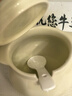 風(fēng)之草豬油罐耐高溫陶瓷罐帶蓋調(diào)料罐鹽罐油壺廚房儲物器皿辣椒油罐廚具 陶瓷豬油罐奶白色 小號約700ml 曬單實(shí)拍圖