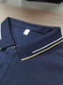 锃衫高端工作服定制t恤短袖polo文化衫印字logo刺繡夏季工衣服裝訂做 【企業(yè)商務款】黑色 L 曬單實拍圖