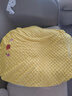 優(yōu)萌嬰兒防吐奶斜坡墊安撫豆豆絨寶寶防吐奶新生兒躺喂奶哺乳神器枕頭 黃色小雞 【0-12月】 80*60cm 曬單實(shí)拍圖