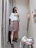 無印良品（MUJI）女式?jīng)龈蟹雷贤饩€蝙蝠袖T恤 短袖上衣打底衫女款涼感物語硬核防曬 薰衣草色 M (160/84A) 曬單實拍圖