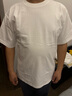 戰(zhàn)浩【2件】新疆棉260g重磅純棉短袖t恤男寬松純色打底衫白T半袖體恤 白色+白色 XL 建議【150-170斤】 曬單實(shí)拍圖