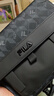 FILA 斐樂【黑武士】斜挎包男包2025復(fù)古翻蓋時尚休閑挎包老花單肩包 曬單實拍圖