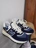 NEW BALANCE NB574LG系列男鞋女鞋拼接運動(dòng)百搭休閑鞋 U574LGBB 藏青色 41.5 (腳長(cháng)26cm) 曬單實(shí)拍圖
