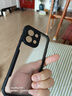 訊迪【鏡頭全包·360°旋轉(zhuǎn)支架】適用oppo一加13t手機殼oneplus1+13T氣囊透明防摔保護套磁吸保護殼 一加13T【黑·鐳射紋款】SGS防摔認證 曬單實拍圖