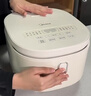 美的（Midea）電飯煲3-4人電飯鍋4L銀鉆內(nèi)膽12大菜單頂置觸控屏家用智能微壓電飯煲MB-AFB4041RL 曬單實(shí)拍圖