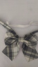 純色領結女生JK制服小長柄日系校服配件水手服學士服畢業(yè)季蝴蝶結 藏青【蝴蝶結款】 曬單實拍圖