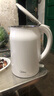 美的（Midea）電熱水壺食品級(jí)316不銹鋼雙層無縫一體內(nèi)膽防燙燒水壺 1.7L自動(dòng)智能斷電開水壺SH17M301PRO 曬單實(shí)拍圖