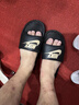 耐克男子緩震休閑一字拖秋季室內(nèi)拖鞋官方NIKE VICTORI CN9675 006黑/金屬色/黑 44 曬單實拍圖