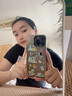 圣圖朗卡通蠟筆小新適用iPhone16Promax蘋(píng)果15手機(jī)殼11 可愛(ài)搞怪14大孔磨砂plus情侶12高級(jí)感13女保護(hù)套 磨砂彩銀殼-春日紅綠燈小新  iPhone 16 pro max 曬單實(shí)拍圖