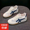 復(fù)古德訓(xùn)鞋女2025春夏新品網(wǎng)面透氣運(yùn)動(dòng)休閑鞋舒適百搭阿甘鞋跑步 藍(lán)色 38 曬單實(shí)拍圖