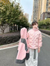 G.DUCKKIDS童裝女童羽絨服冬季新款兒童沖鋒衣三合一羽絨內膽白鴨絨女孩外套 黑色23888 160 曬單實(shí)拍圖