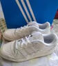 阿迪達(dá)斯 （adidas）FORUM低幫籃球鞋板鞋小白鞋男女阿迪達(dá)斯官方三葉草 米白色 42 曬單實(shí)拍圖