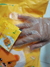 可孚兒童一次性手套食品級小孩子專(zhuān)用pe塑料加厚防護大童碼100只 曬單實(shí)拍圖