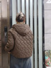 波司登輕薄羽絨服女短款90絨連帽菱格保暖外套B250135316 曬單實拍圖