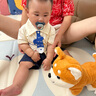 DUUDUU童裝兒童套裝寶寶純棉襯衫夏季薄款外出服嬰兒短袖襯衣 小魚  90  曬單實(shí)拍圖