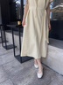 愛步（ECCO）芭蕾舞鞋女 25年新款時尚瑪麗珍方頭低跟淺口單鞋 舞悅234333 冰白色23433301017 （羊皮革） 37 曬單實拍圖