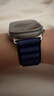 表帶哥適用蘋(píng)果手表表帶s10表帶高定款夏季透氣S11/9/8/7/iwatch45/46/49MM/ultra2/3/1高山尼龍表帶藍M 曬單實(shí)拍圖