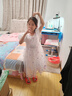 G.DUCKKIDS公主裙女童夏季冰雪奇緣兒童蓬蓬紗裙洋氣小女孩艾莎禮服裙子 白色裙子+皇冠魔法棒 140 cm(140cm) 曬單實拍圖