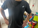 亞瑟士ASICS男子運動(dòng)短袖T恤吸濕排汗T恤 2031F138-250 黑色 L 曬單實(shí)拍圖