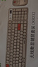 宏碁（acer）無(wú)線(xiàn)鍵盤(pán)鼠標套裝藍牙雙模臺式電腦筆記本用靜音辦公商務(wù)可充電長(cháng)續航機械手感適用于Mac平板手機 藍白-鍵鼠套裝【電量顯示屏+2.4G無(wú)線(xiàn)+藍牙】 曬單實(shí)拍圖