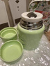 OSPIRO德國品質(zhì)燜燒杯寬口316不銹鋼保溫桶學(xué)生兒童飯盒帶勺銀耳悶燜燒 麥苗綠[贈餐具/保溫拎包/食譜] 520ml 曬單實(shí)拍圖