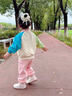 G.DUCKKIDS小黃鴨童裝女童秋裝套裝2025新款女孩春秋衣服寶寶運動(dòng)衛衣兩件套 粉色 120 建議身高105-115cm 4-5周歲 曬單實(shí)拍圖