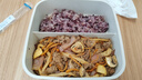 小熊（Bear）電熱飯盒 加熱飯盒 保溫飯盒 1.0L免注水便捷式低音恒溫不粘內(nèi)膽分隔飯盒DFH-D10Q1 曬單實(shí)拍圖