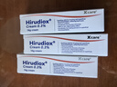 Hirudiox英國版多磺酸粘多糖乳膏標準14g*3祛疤膏祛疤痕祛痘印靜脈炎皮炎濕疹透析淤青血腫 曬單實(shí)拍圖