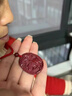 寶鉑琳朱砂吊墜女本命年十二生肖項鏈男士真品高含量紫金砂掛件掛墜禮物 生肖牛-吊墜款 曬單實(shí)拍圖