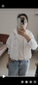 耐克（NIKE）Sportswear Everything Wovens Repel 女子 Oversize 風(fēng)防曬夾克 HJ1000-100 S 曬單實拍圖