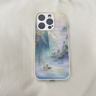 品盟（PISMEXOK）適用于蘋果iphone16/15promax手機(jī)殼新款流云似水鎏金玻璃款保護(hù)套夏日冰涼膚感硅膠殼時(shí)尚個(gè)性女 【高山流水】玻璃殼 iPhone 16 Pro Max 曬單實(shí)拍圖
