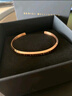 丹尼爾惠靈頓（DanielWellington）dw手鐲女時尚首飾玫瑰金情侶對鐲七夕情人節(jié)禮物DW00400003 曬單實拍圖