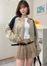 卡帕（Kappa）茄克女防曬夾克防潑水運動(dòng)外套復古短款開(kāi)衫K0E42JJ03D 曬單實(shí)拍圖