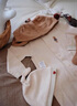 babylove嬰兒連體衣春秋款純棉寶寶哈衣家居服爬服長(zhǎng)袖彩棉新生兒衣服 曬單實(shí)拍圖