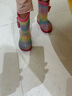 久愛久兒童雨鞋女童卡通幼兒園學(xué)生防滑雨靴中小童寶寶小孩水鞋輕便膠鞋 幻彩蝴蝶結(jié)款【帶鞋墊】 17 內(nèi)長16.5cm 170碼 曬單實拍圖