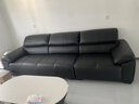 冰雨意式極簡(jiǎn)大象耳朵真皮沙發(fā)小戶(hù)型簡(jiǎn)約現代頭層牛皮直排大黑牛沙發(fā) 2.8米四人位【加粗落葉松框架】 豪華版：接觸面頭層牛皮【泰國進(jìn)口乳膠坐墊】 曬單實(shí)拍圖