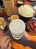 西多米一鍵開(kāi)蓋玻璃杯水杯女士茶水分離杯便攜高顏值學(xué)生耐高溫泡茶杯 曬單實(shí)拍圖