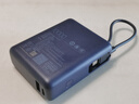 小米【3C認(rèn)證】充電寶 自帶線10000 33W 大功率移動電源可上飛機(jī)大容量迷你小巧便攜 適用小米蘋果手機(jī) 小米自帶線充電寶 10000 33W 深空藍(lán) 曬單實(shí)拍圖