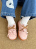 泰蘭尼斯學(xué)步鞋男寶寶秋季新款童鞋防滑軟底鞋子女童機能鞋面包鞋粉色24 曬單實(shí)拍圖