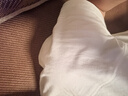 馬登女裝 純色圓領(lǐng)短袖T恤夏季基礎(chǔ)百搭半袖打底衫新疆棉透氣舒適通勤 象牙白 L 曬單實(shí)拍圖
