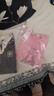 森馬（Semir）短袖t恤女寬松涼感上衣夏裝可愛刺繡印花圓領(lǐng)百搭正肩修身套頭衫 W款-玫紅60167 L /165/88A 曬單實(shí)拍圖