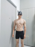 安踏（ANTA）泳褲男士泳鏡泳帽游泳褲三件套男溫泉旅行速干泳衣時(shí)尚游泳裝備男 曬單實(shí)拍圖